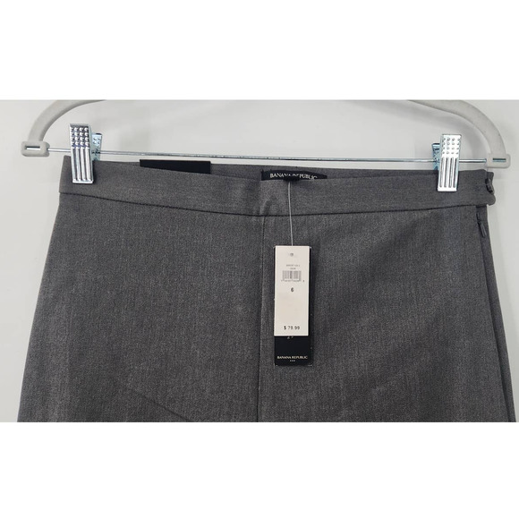 NEW NWT Banana Republic High‎ Rise Leggings Grey Size 6 - Picture 4 of 6
